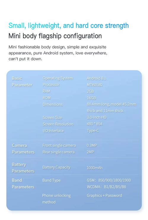 MINI 3G Smart Phone: Portable Android, Flagship Specs, Dual SIM（Cash on delivery is supported）