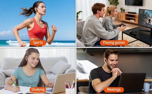 BY16 AI Translator Earbuds with LED Touch Screen ANC ENC Noise Cancelling（Cash on delivery is supported）