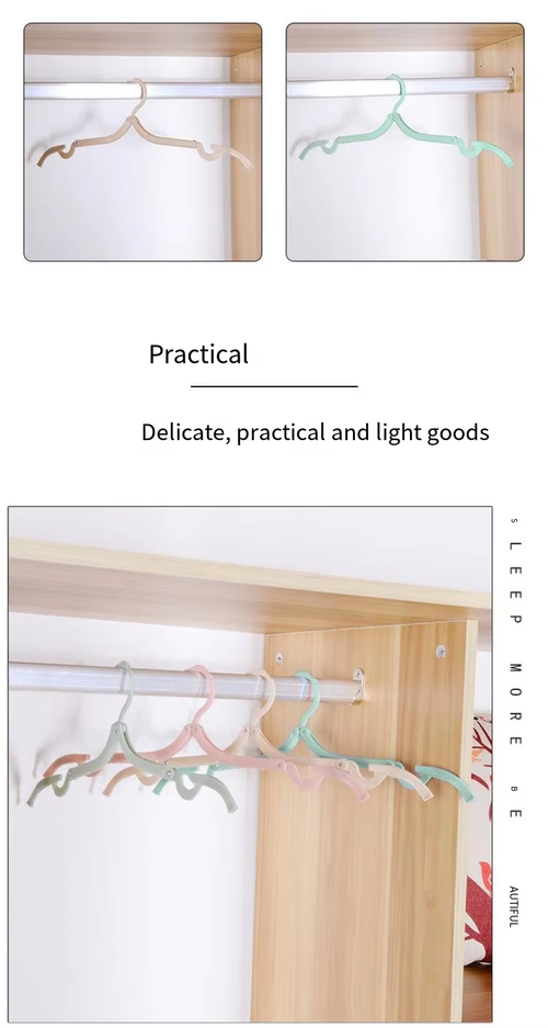 Foldable Travel Hanger Portable for Home Dorm and Outdoor Use（Cash on delivery is supported）
