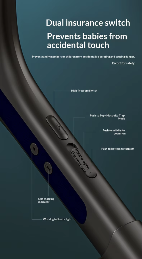 2-in-1 Rechargeable Rotatable Retractable Mosquito Swatter（Cash on delivery is supported）