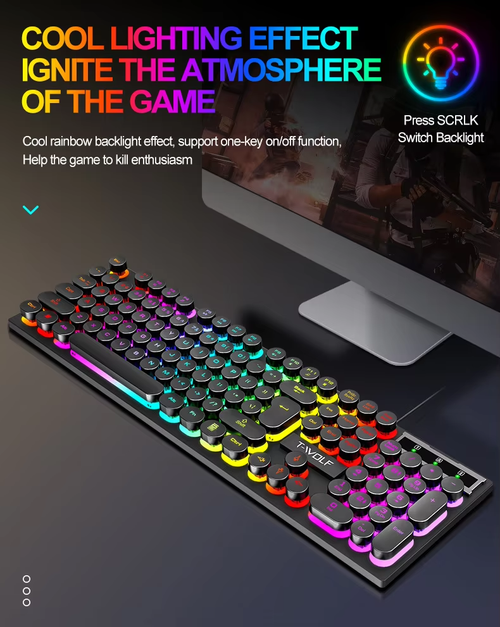Silent Mouse + Mechanical Keyboard（Cash on delivery is supported）