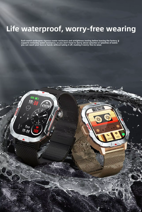Outdoor Sport Watch Bluetooth Health 3Proof Waterproof（Cash on delivery is supported）