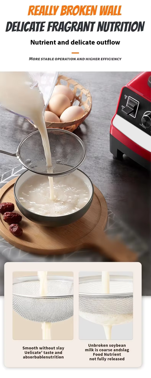 Blender and juicer Commercial blender Kitchen fruit and vegetable blender