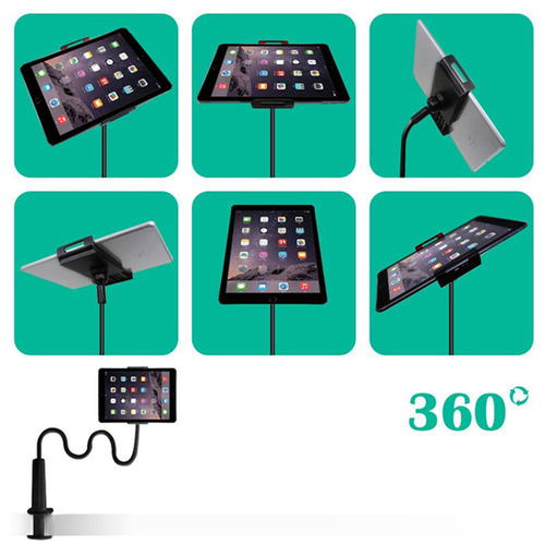 360 Rotatable Foldable Phone Tablet Clamp Stand（Cash on delivery is supported）