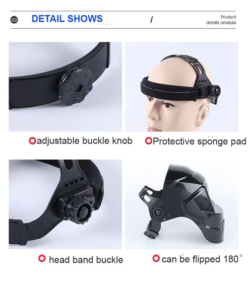 Automatic Dimming Head Mounted Welding Helmet（Cash on delivery is supported）