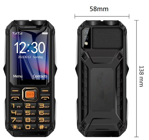 Military Grade Rugged Phone Your Unbreakable Daily Companion（Cash on delivery is supported）