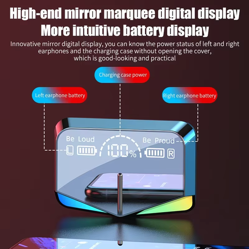 M28 Wireless Earbuds Touch Control Stereo Sound（Cash on delivery is supported）