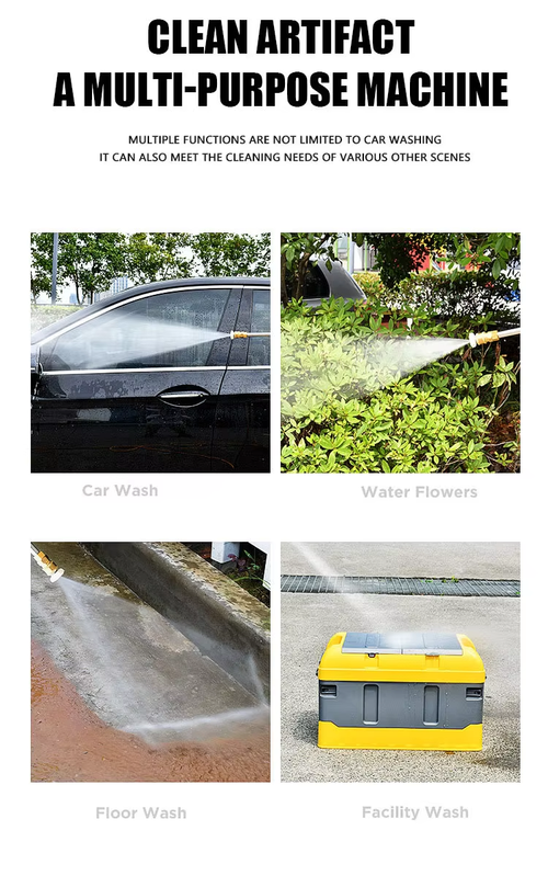 Rechargeable High Pressure Wireless Car Wash Gun（Cash on delivery is supported）