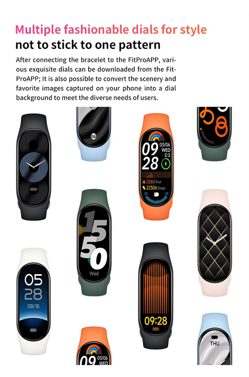 Upgraded Smart Bracelet: Heart Rate Sleep Step Reminder（Cash on delivery is supported）