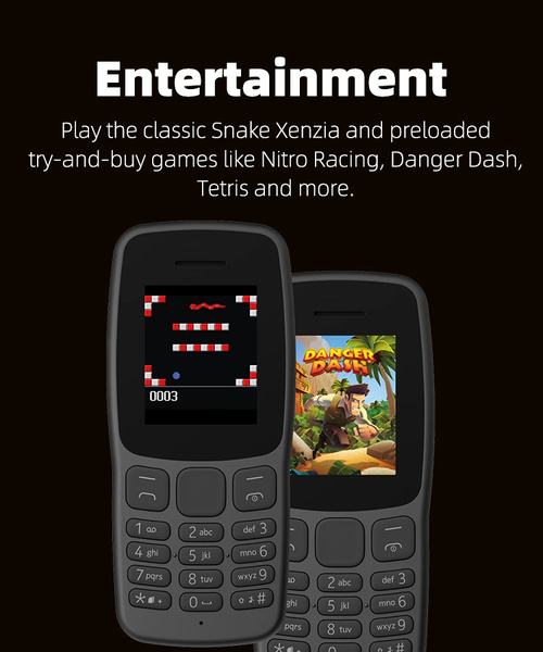 2G Dual SIM Long Standby for Elders and Students Phone（Cash on delivery is supported）