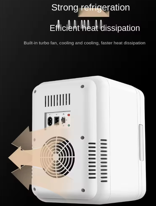 SAST 16L Portable Mini Fridge Warmer Cooler for Car Home Dorm 12V 220V Gold Keep Drinks Cold Warm Ideal for Ghana