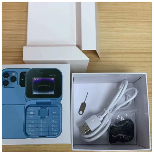 I16 Pro Dual SIM Dual Flip Phone（Cash on delivery is supported）