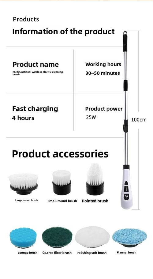 Portable Retractable Electric Cleaning Brush（Cash on delivery is supported）