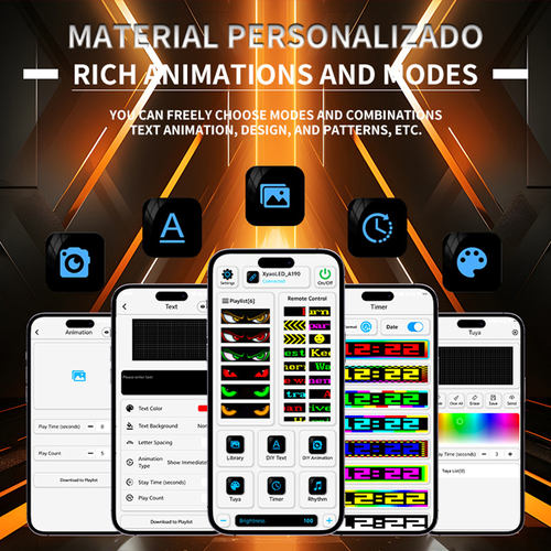 Custom LED Devil Eyes for Car, Animated DIY Windshield Lights（Cash on delivery is supported）