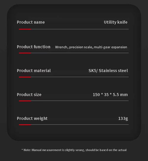 Heavy Duty Steel Utility Knife Set 2 Knives 20 Blades（Cash on delivery is supported）