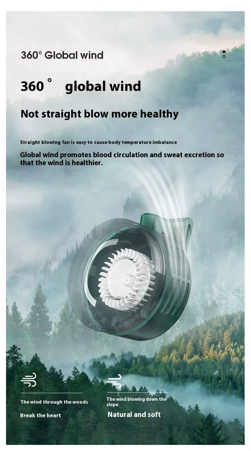 Portable Clip Fan For Neck And Waist（Cash on delivery is supported）