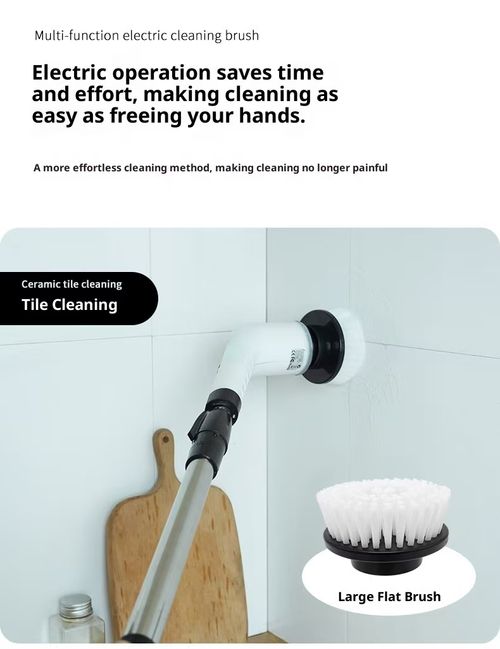 Portable Retractable Electric Cleaning Brush（Cash on delivery is supported）