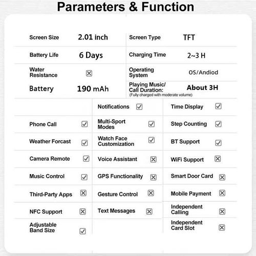 Hot Sale 2.01-inch HD Touchscreen Smartwatch - Wireless Calling, Photo Capture, Music Control