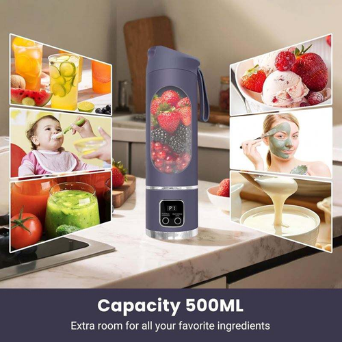 Rechargeable Smart Digital Multi-Mode Portable Juicer & Blender