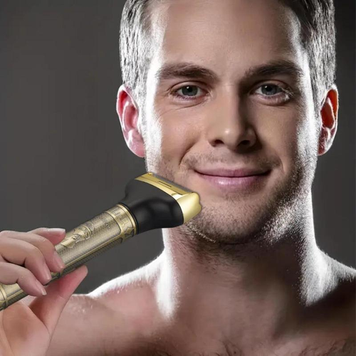 3-in-1 Rechargeable Grooming Kit: Multifunctional Shaver, Nose Hair Trimmer, and Beard Razor — Efficient and Silent Operation