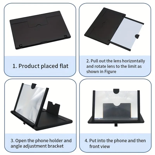 New Pull-type 10-inch Ultra-high Definition Mobile Phone Screen Amplifier for Video Streaming