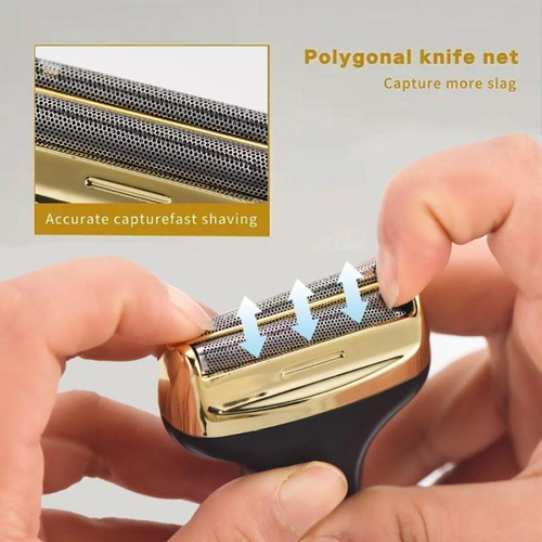 3-in-1 Rechargeable Grooming Kit: Multifunctional Shaver, Nose Hair Trimmer, and Beard Razor — Efficient and Silent Operation