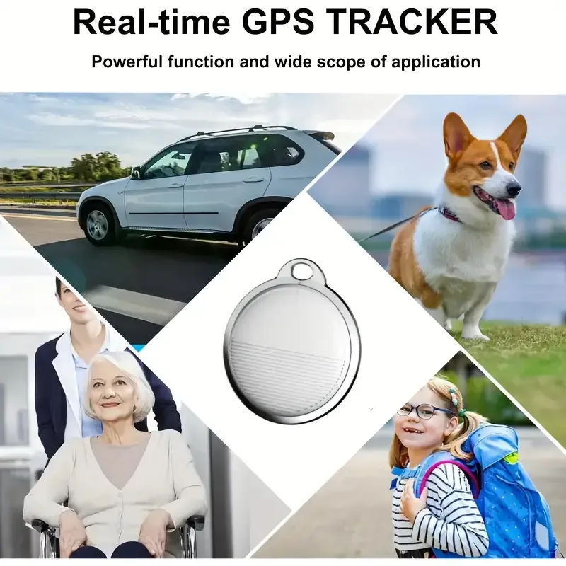 Smart GPS Locator Lost Device Locator, Real-time Tracking, No Installation Required, Suitable for Vehicles, Elderly and Children - Compatible with IOS System, Prevent Lost, Worry-free, Car GPS Tracker