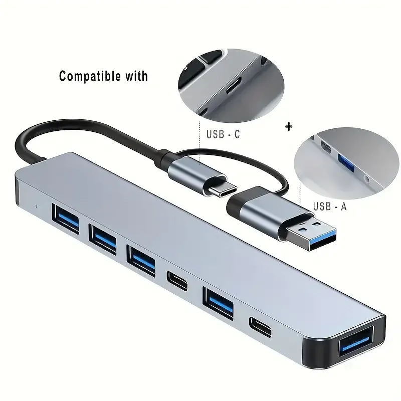 High-Speed 7-in-1 Multiport Expansion Adapter