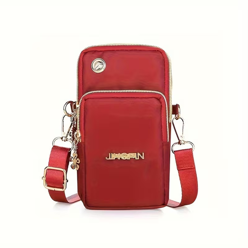 Lightweight Nylon Crossbody Phone Bag