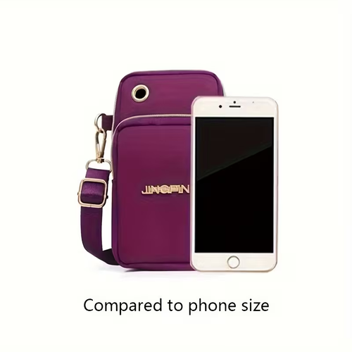 Lightweight Nylon Crossbody Phone Bag