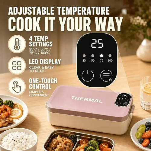 Collectible Dolls Home Decor Accents Rechargeable Electric Lunch Box Portable Timer-controlled (Upgraded Version), Lunch Box For Women Men, Bento Box Adult, Insulated Lunch Bag, Snack Lunch Containers With Lids, Meal Prep Containers