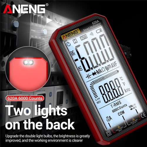 ANENG Digital Multimeter — High-Precision, Intelligent Anti-Burn Protection, Extra-Large Digital Display, Multifunctional, Fully Automatic