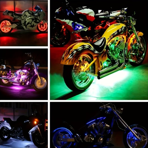 4-Piece Underglow Kit (1-to-4) — App-Controlled RGB LED Ambient Lights with Sound-Activated Music Sync