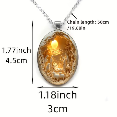 Elegant Glass Necklace (Easter Gift)
