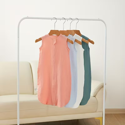 Baby Sleep Sack 0-18 Months 100% Cotton Muslin Baby Sleeping Bag, 2-Way Zipper Toddler Wearable Blanket Comfy Stretchy Multifunctional Pajamas, Baby Sleeping Bag Halloween, Christmas Gift