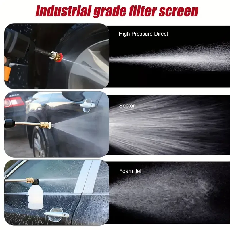 Portable Cordless Handheld High Pressure Car Wash Gun