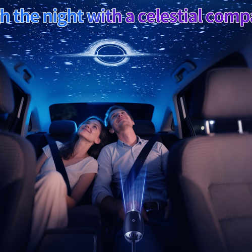 A Brand New Upgraded Usb-Powered Car Projector Light for Indoor Use, Featuring 360° Rotation. This Portable Starry Sky Lamp Serves As an Ambient Light for And Is Suitable for Ceilings, Bedrooms, Living Rooms, Rooms, Festivals