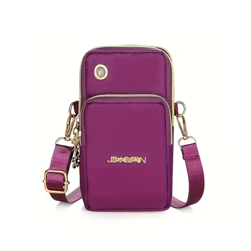 Lightweight Nylon Crossbody Phone Bag