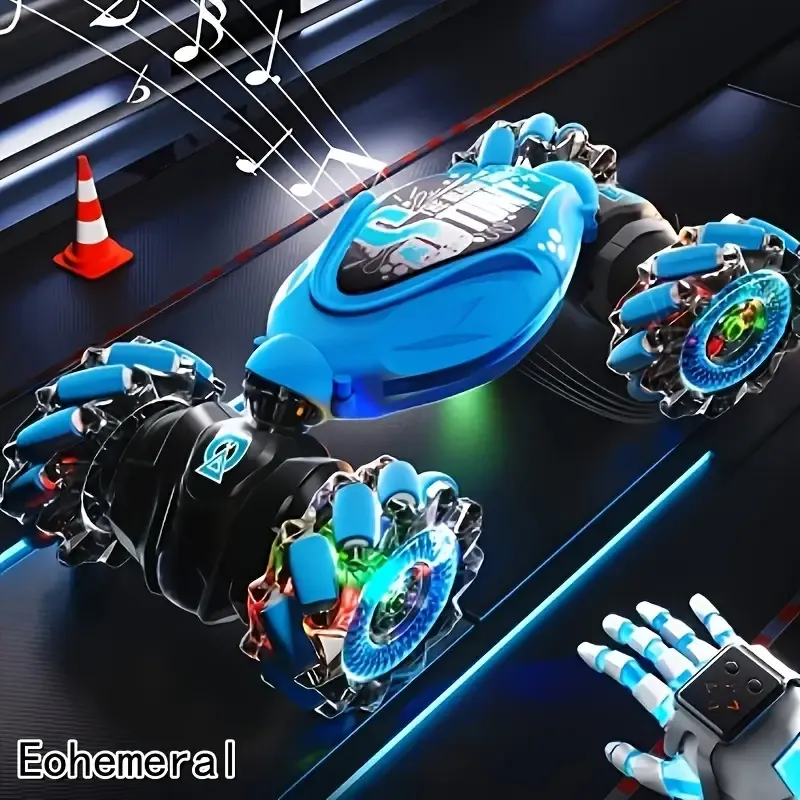 2.4G Remote Control Deformable 360 Degree Rotation Four-Wheel Drive Eohemoral Stunt Off-Road Vehicle Toy for Halloween, Christmas Gift