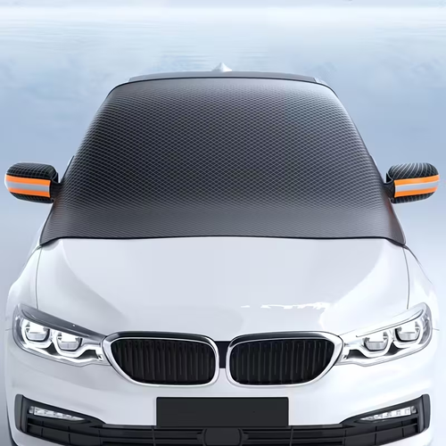 Magnetic Snow Cover for Car Windshield, Oxford Cloth Thickened Antifreeze Sunshade, Heat And Snow Protection