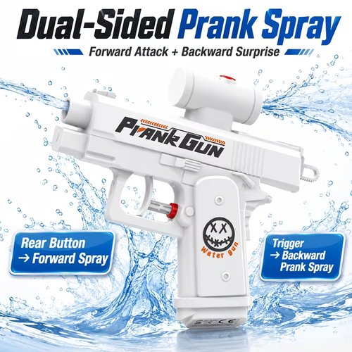 2pcs Prank Water Gun with Reversible Switch, Funny Gag Toy for Parties and Pranks
