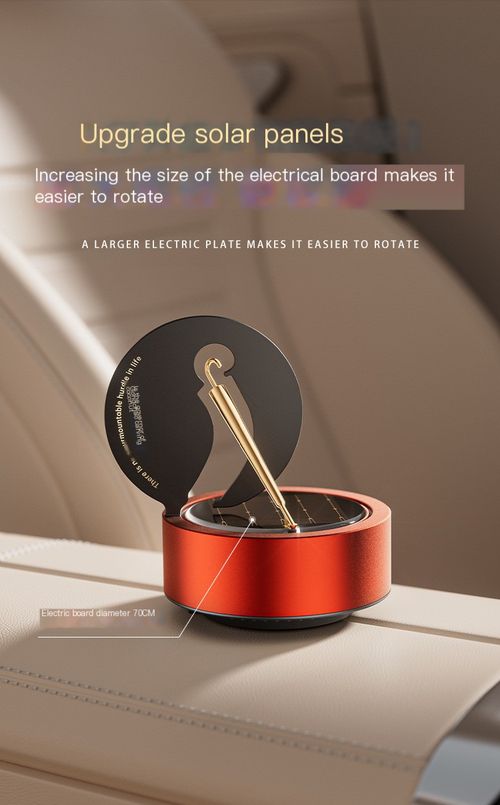 Rotating car aromatherapy ornament—a magical little gold umbrella.