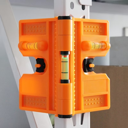 One Magnetic Post Level, Featuring a 270° Adjustable Design, a Folding Mechanism, And a 90-Degree Capability for Leveling Posts And Pipes. It Includes Horizontal And Vertical Bubbles, Making It Ideal for Securing Wooden Pillars And Pipelines