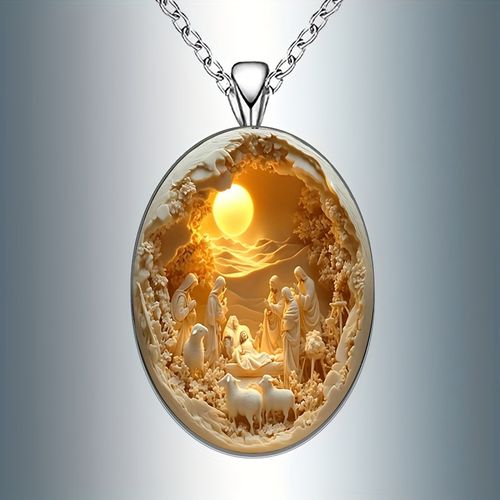 Elegant Glass Necklace (Easter Gift)