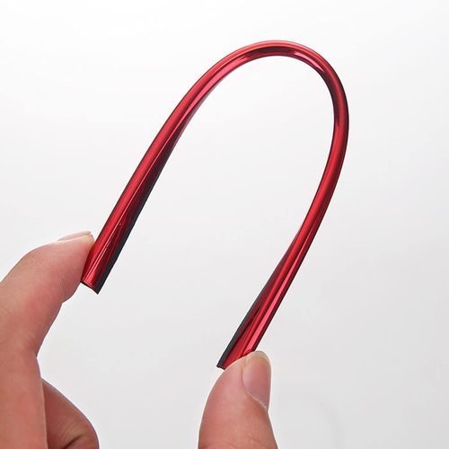 10pcs Car Air Outlet Decorative Strips - U-Shaped Clip Design