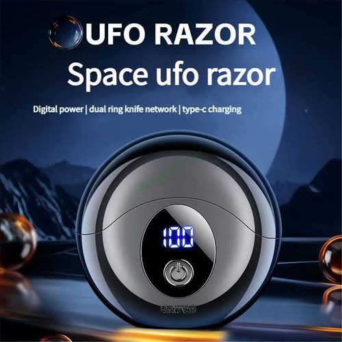 Hot selling small flying saucer razor electric razor usb rechargeable portable razor gift box