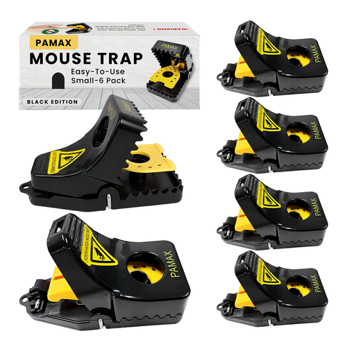 Reusable Powerful Snap Traps, Easy-Bait Easy-Set Indoor Outdoor Rat & Mice Catcher for Home, Garage, Yard, Voles & Chipmunks