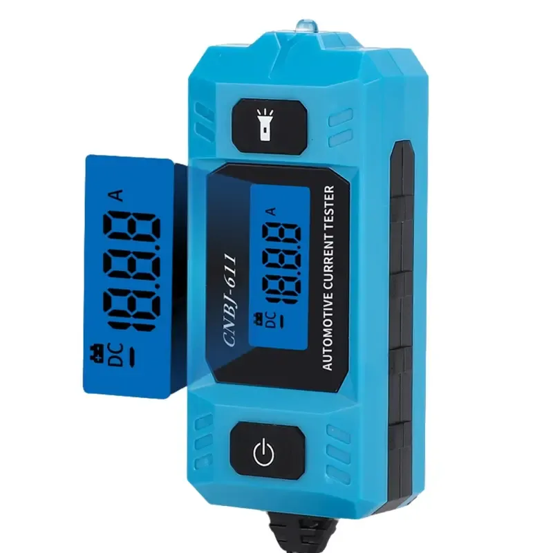 Automotive Circuit Tester 12V–48V, Car Electrical System Diagnostic Tool, Digital Voltage & Current Tester LCD Display, Power Probe Kit & Fuse Tester for Auto Repair