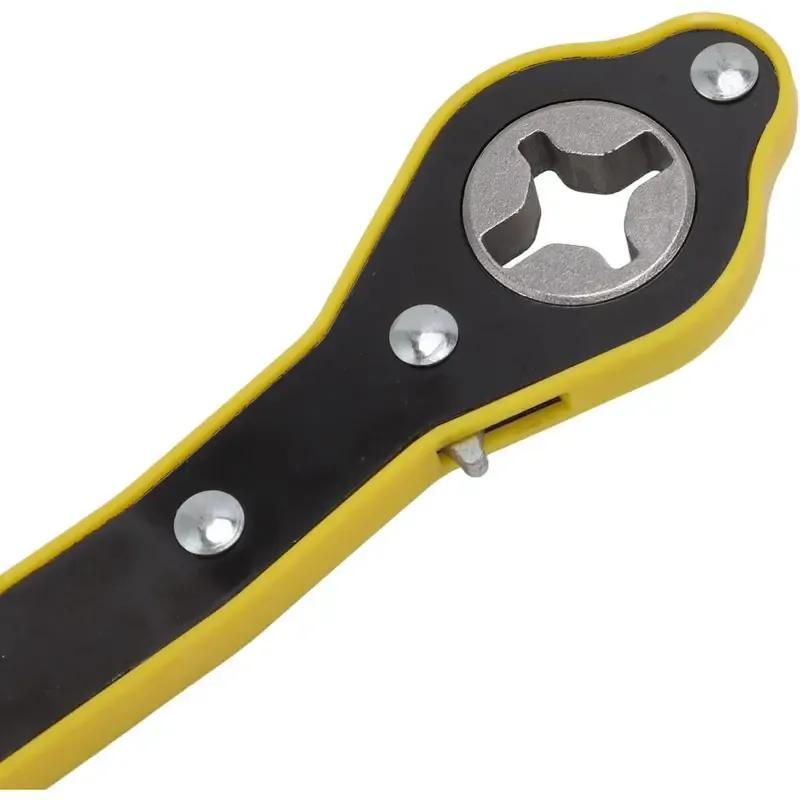 Heavy-Duty Steel Ratchet Spanner, one-hand operation with speed handle. Durable and widely compatible, portable for travel. Ideal hand tool for repairing and maintaining cars, motorcycles and various metal equipment in daily useHeavy-Duty Steel Ratchet Spanner, one-hand operation with speed handle. Durable and widely compatible, portable for travel. Ideal hand tool for repairing and maintaining cars, motorcycles and various metal equipment in daily use