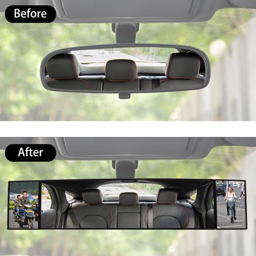 Car Truck Van Grande Angular Auxiliar Grande Visão Interior Retrovisor Convexo Ponto Cego Ponto Cego Clipon Banco Traseiro Relógio de Bebê
